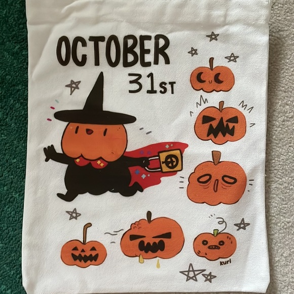 Kobocha - Halloween Canvas Tote Bag - Trick-or-treat - Picture 2 of 2